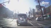 Chinese pedestrian gets hit on crosswalk