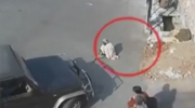 Jeep Runs Over A Beggar Sitting In The Street