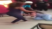 Black bitches brawl in a restaraunt
