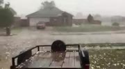 Insane Baseball Size Hail Storm in Wylie, Texas - 04 11 2016.