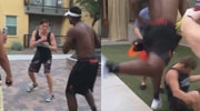 Black Guy Leaves White Guy Unconscious From A Soccer Kick To The Face