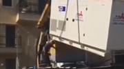 Man Crushed To Death When A Huge Container Collapses As He Walks Underneath