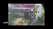 Assault in pizza place