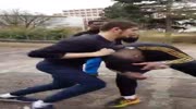 Black totally loses fight to a white guy