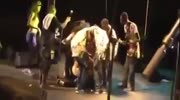 African rumba singer collapsed on stage mid-way through a song and later dies.