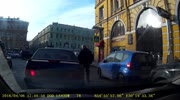 Man Broke Car Window Because He Was Not Allowed Pedestrian Crossing