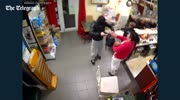 French woman fights armed robber