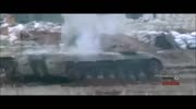 Syrian tank destroyed with RPG