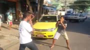 1 on 1 fight ends with KO and soccer kick to the head