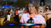 Live 4/20 report interrupted by lady flashing breasts