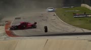 2 Ferrari 1 crash
