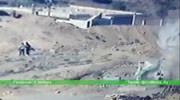 Ahrar Al Sham fighter gets blown to pieces by direct GL hit