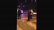 Dude tries to help his friend and gets beaten too