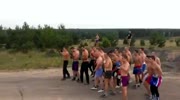 Russian field fight club