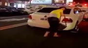 Woman dragged by her own car