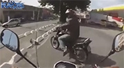 Rider Crashes Into Fellow Rider in Slow-Mo