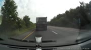 Semi Truck Slams into Other Truck