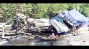 Truck Crash Compilation June 2016