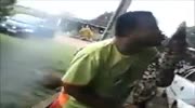 Another idiot tries to kiss a gator