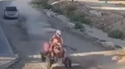 ATV Rider Can't Slow Down And Kills Himself Smashing Into The Back Of A Car