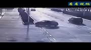 Driver ejected out and run over by his own car