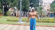 Our Synthol Friend Is Back Showing Off His Muscles