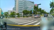 Car Runs Over Pedestrian in Crosswalk