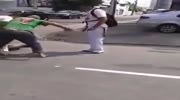 Bully vs Capoeira trained dude