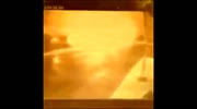 First fuzzy CCTV vid of Explosion killed 1 and injured 15 in Ansbach