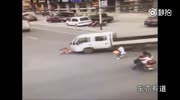 Woman runs towards her death