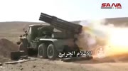 Battle footage from recent military offensives across Syria