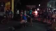 Brawl near brazilian club