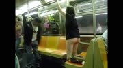 Just another day on the New York subway