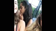 Malia Obama smoking weed at Lollapalooza