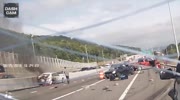 10 vehicle pileup