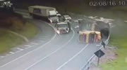 Man thrown through windscreen of truck