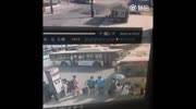 Bus hits and run over several ppl