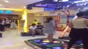 Dance Arcade Game Causes Womans Panties to Drop.