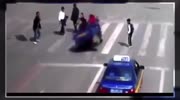 Converted motorcycle runs over lady in crash