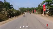 Rather idiotic bikers head on crash