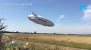 Airlander 10, world’s largest aircraft crash lands on test flight