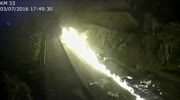 New video of the fuel truck explosion burning several cars