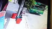 Woman gets run over by bus