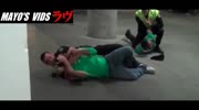 Cop Slams Guys Head Straight Into The Concrete