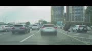 Man spotted riding ostrich on highway in Kazakhstan