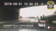 Trooper Crash Caught on Dashcam