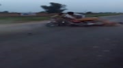Illegal Bike Racing in Pakistan Ends With Crash