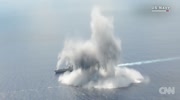 Navy tests ship against 10,000-pound explosive charge