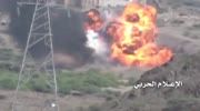 Houthis Targeting Saudi Tank