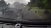 Car accident in Russia